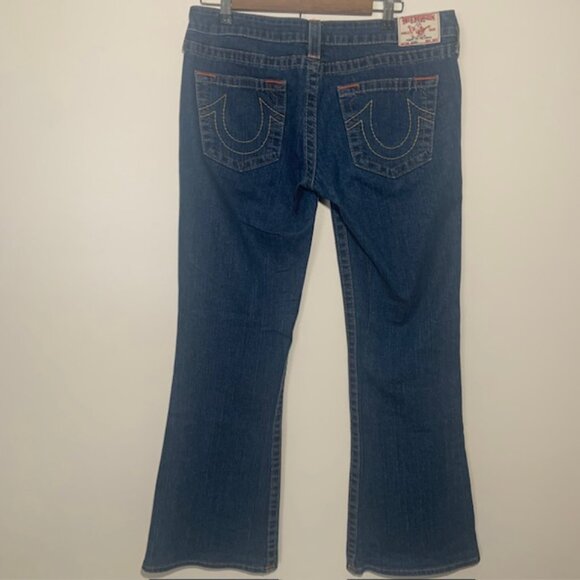 Rare Vintage Y2K True Religion Bobby Super T Bootcut Jeans Made in USA - Size 32 - Picture 11 of 11